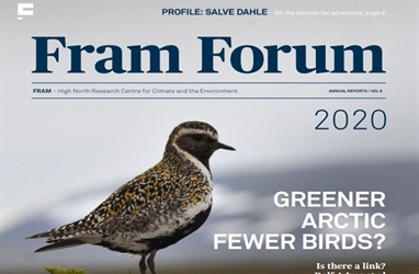 Several popular scientific contributions from COAT in Fram Forum 2020
